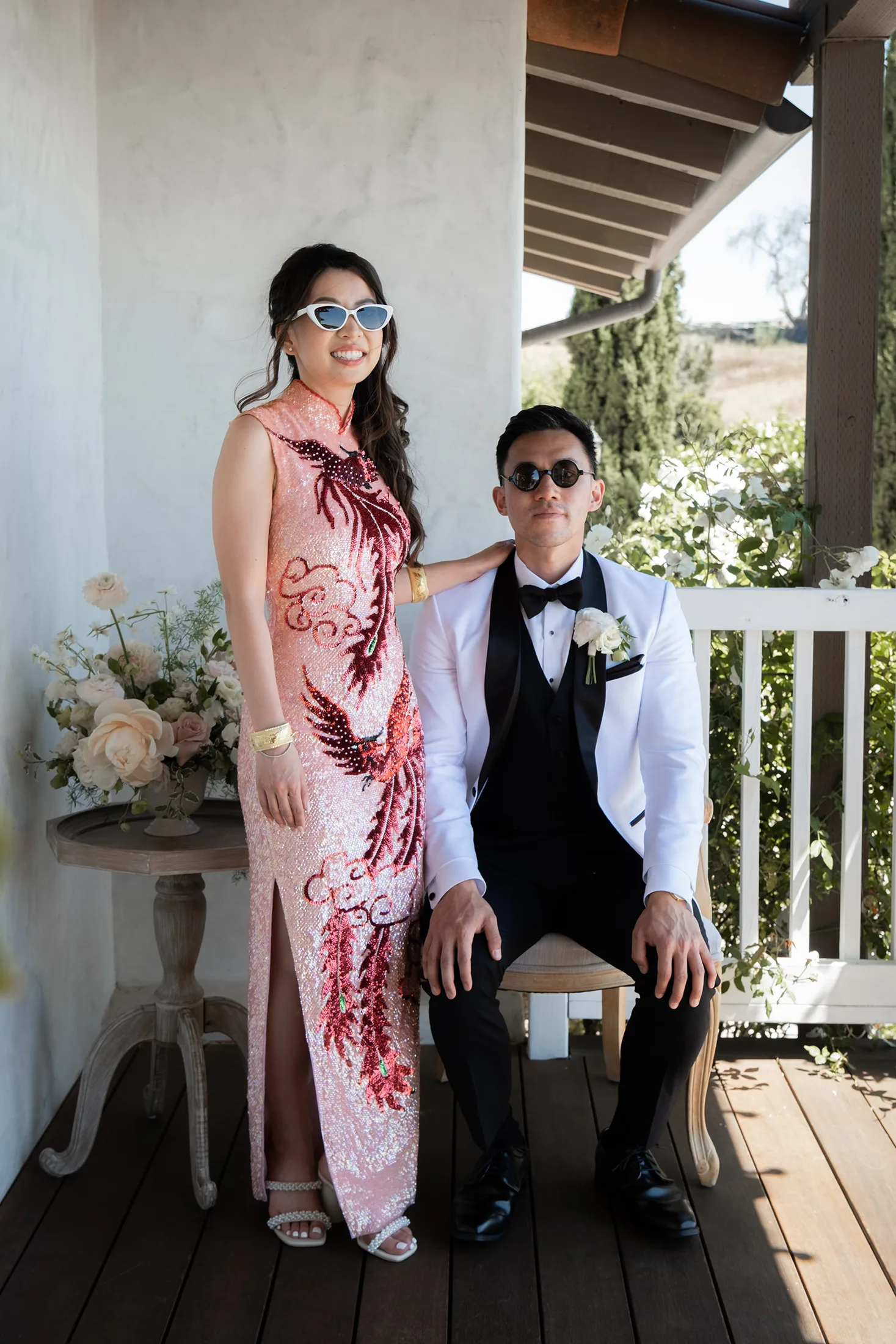 Daisy & Mike wedding cover photograph